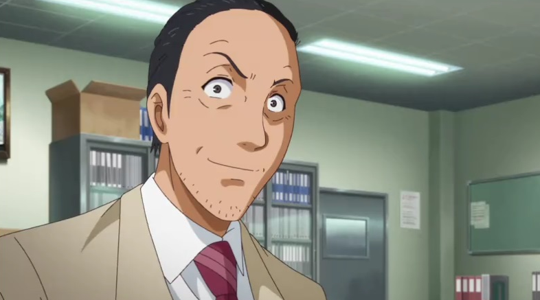 소년탐정 김전일에 등장하는 켄모치 이사무의 얼굴 사진