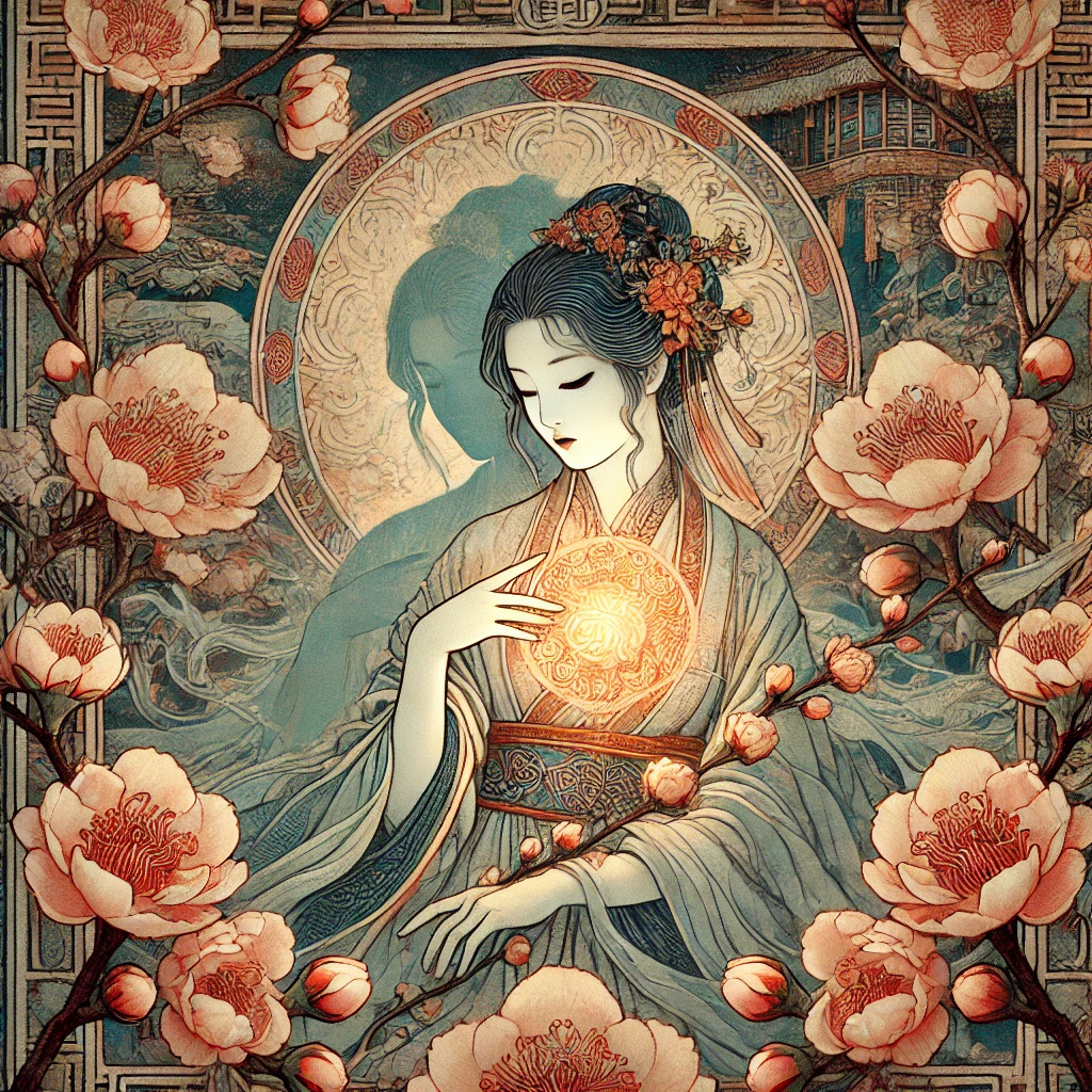 도화살을 표현한 그림