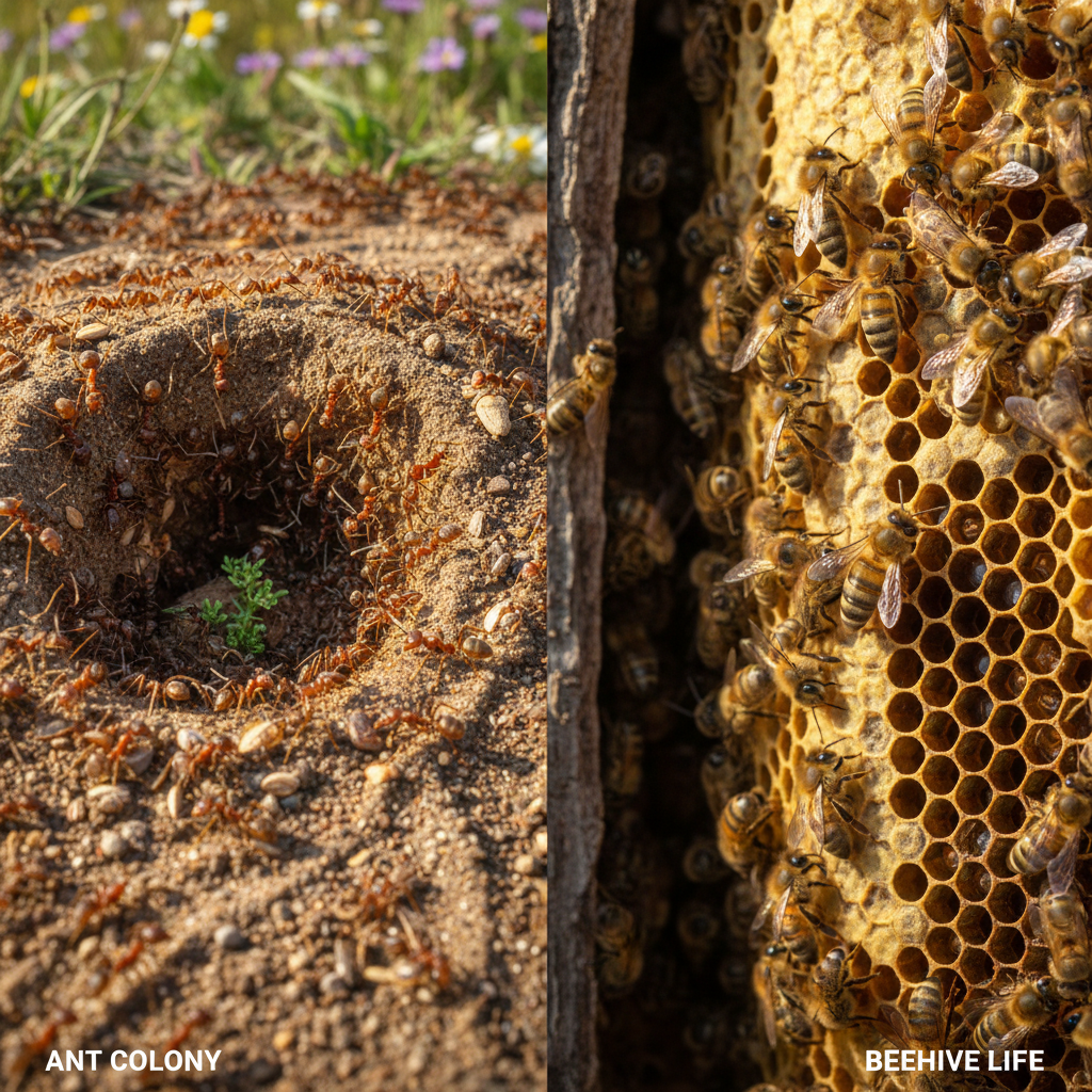 개미와 벌 차이