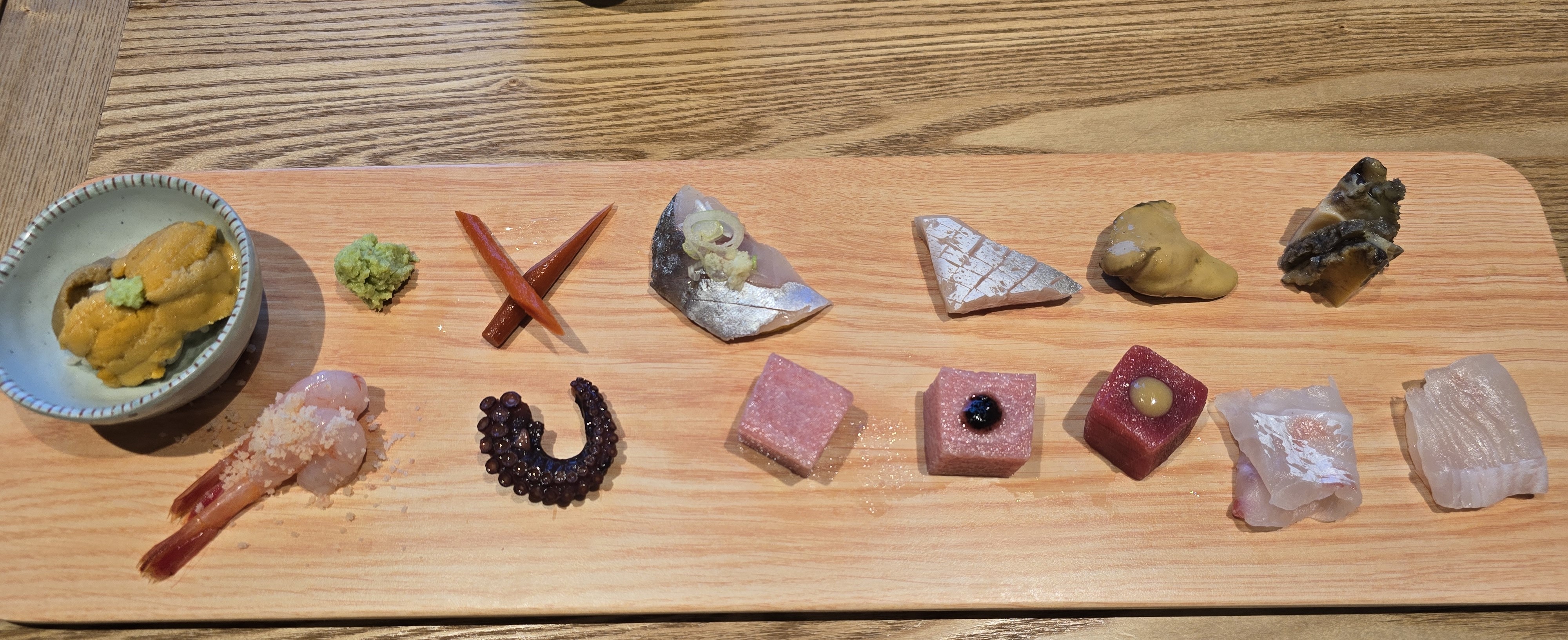 신세계본점 김수사 디너 사시미코스