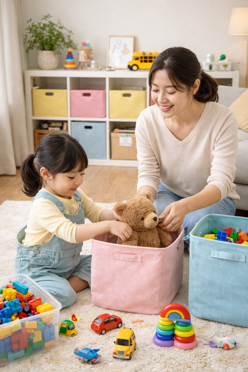 아이와 함께하는 집 정리 습관 관련 사진
