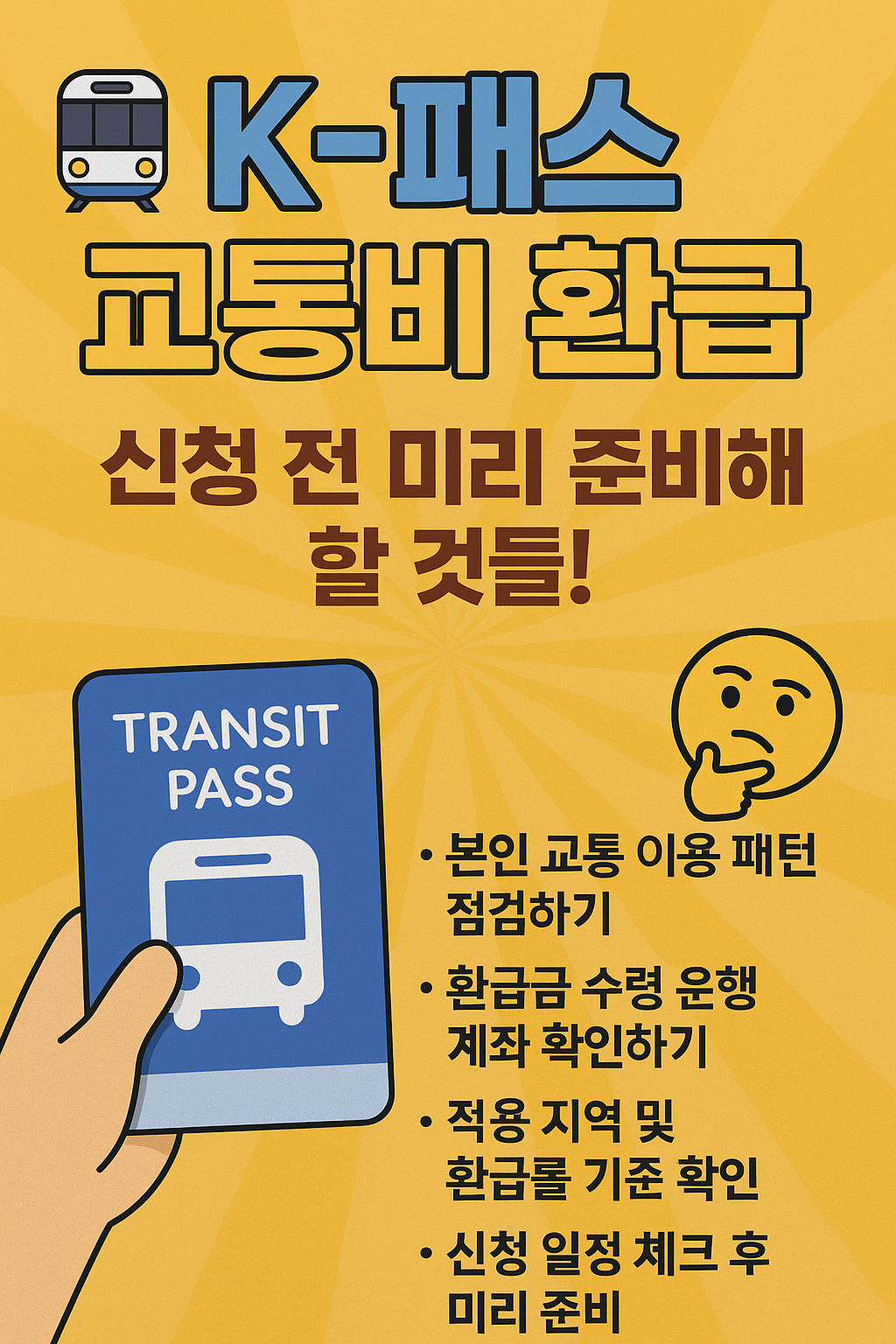 K-패스 교통비 환급