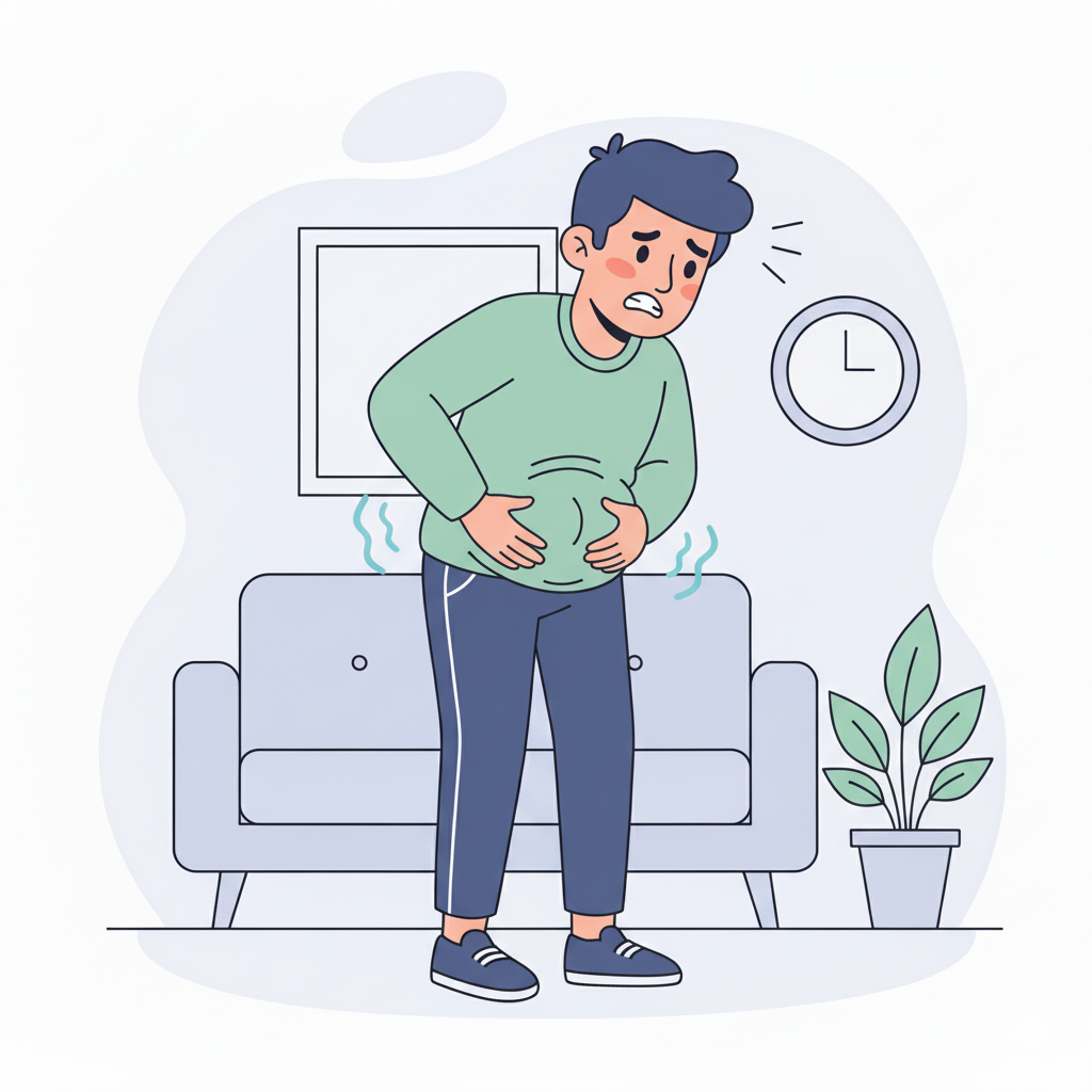 속방귀는 왜 생기나? 복부 팽만감과 가스가 배출되지 못하는 의학적 원인