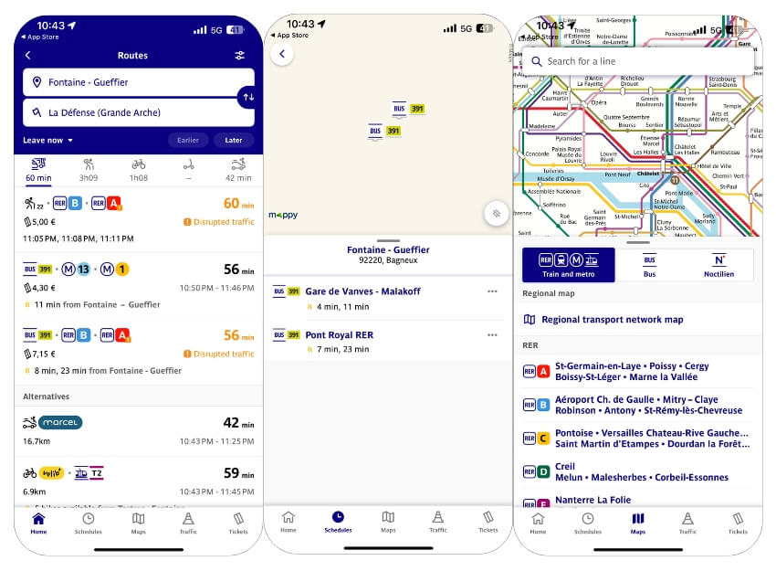 RATP(대중교통) 어플