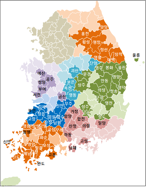 6개도 지역개발계획 변경 계획 확정...성장촉진 재지정 지역 4곳 포함 [국토교통부]