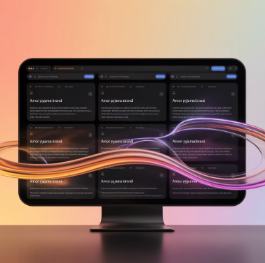 컴퓨터 모니터에 perplexity comet 브라우저가 떠있는 이미지