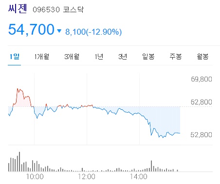 씨젠 주가 및 전망