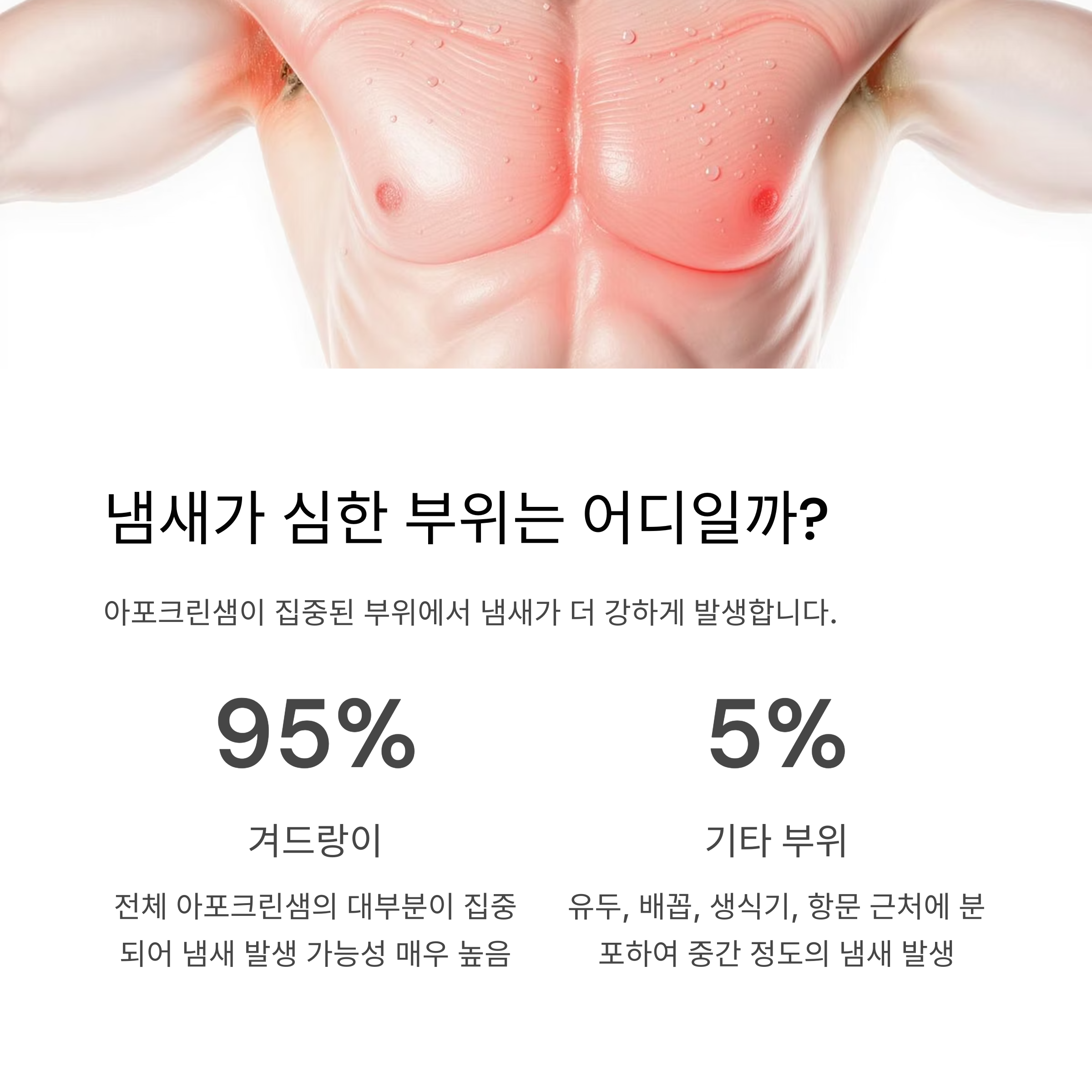 특정 부위에서 냄새가 심할까
