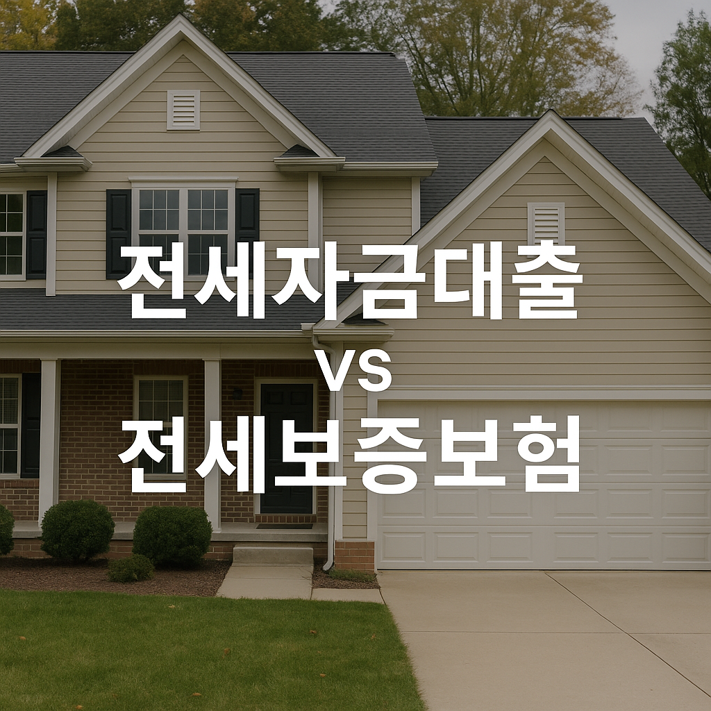 전세자금대출 vs 전세보증보험 비교