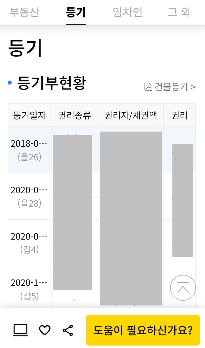 등기부등본 무료 열람 아실