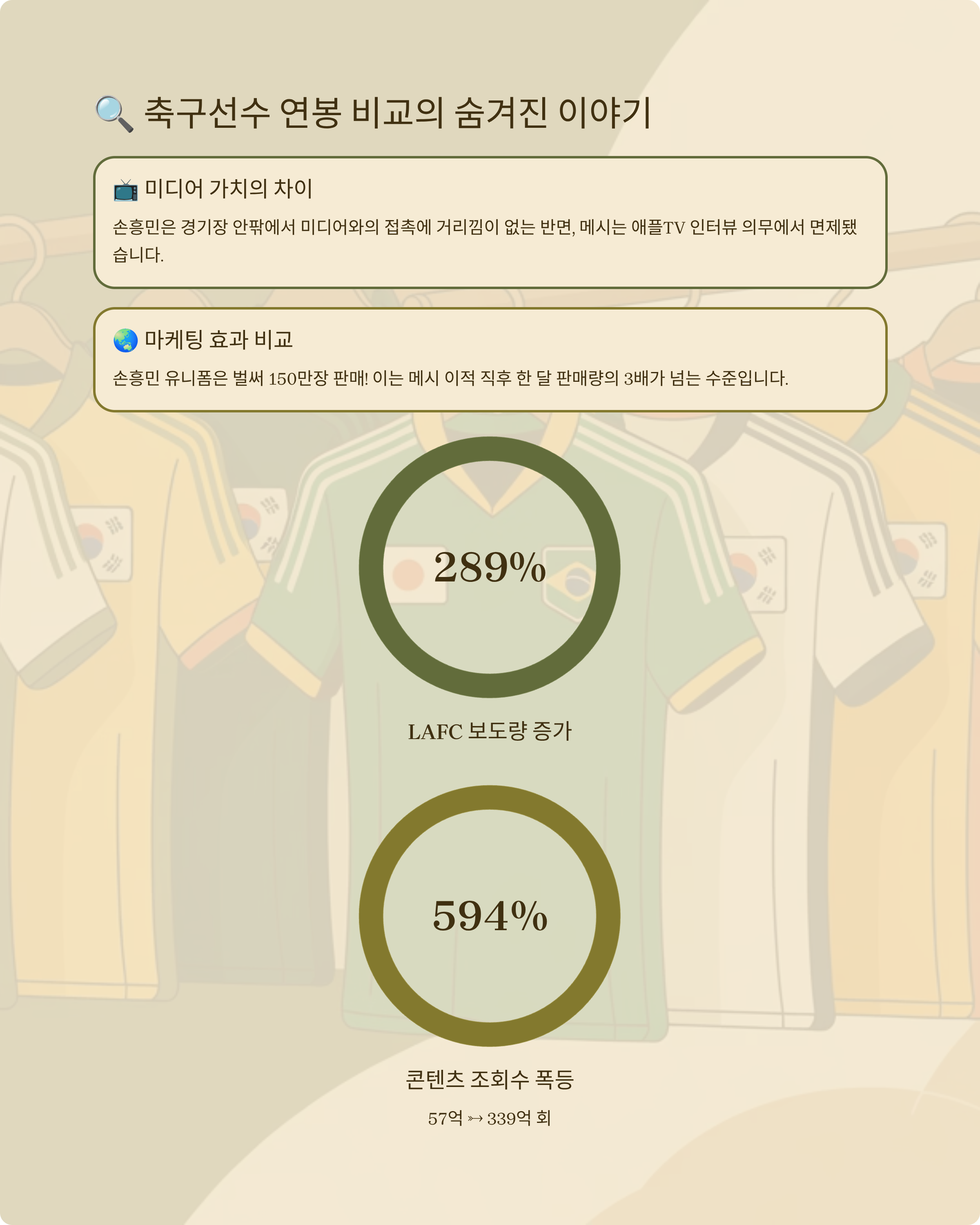 손흥민vs메시 연봉 비교관련이미지