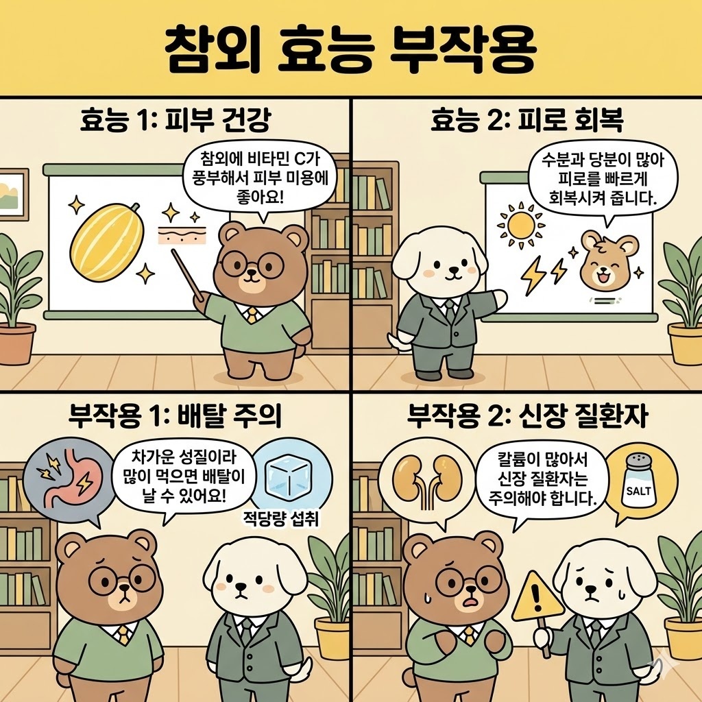 참외 효능 부작용 제대로 알고 먹어야 하는 이유와 건강하게 섭취하는 방법