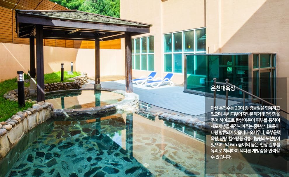 국내 온천 여행 야외 노천탕(스파비스)