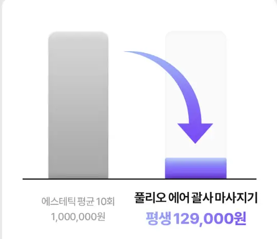 풀리오 에어 괄사 마사지기 가격