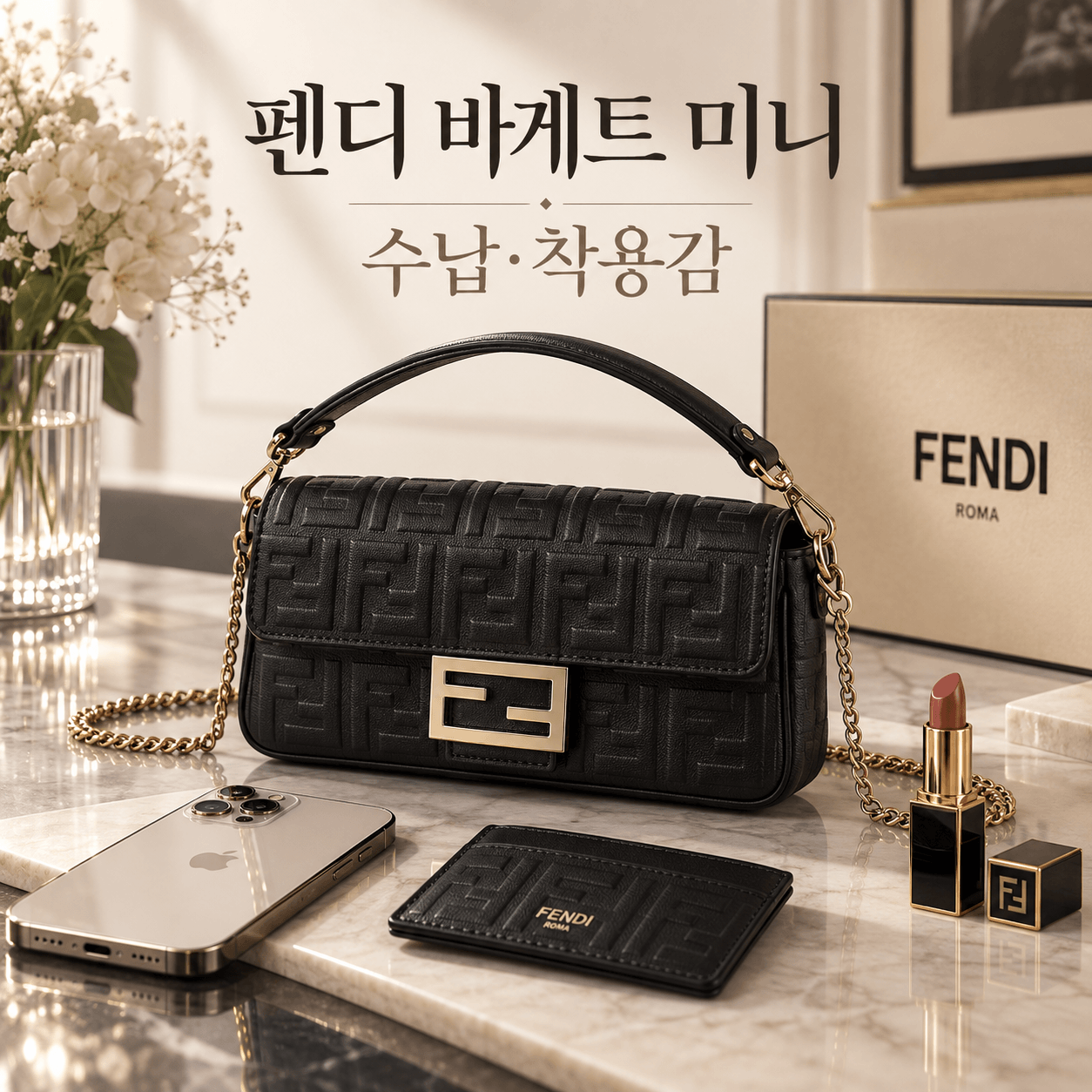 펜디 바게트 미니 수납&middot;착용감 정리