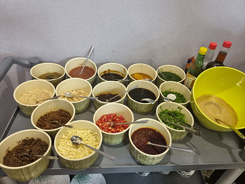 충칭샤브샤브-소스모음