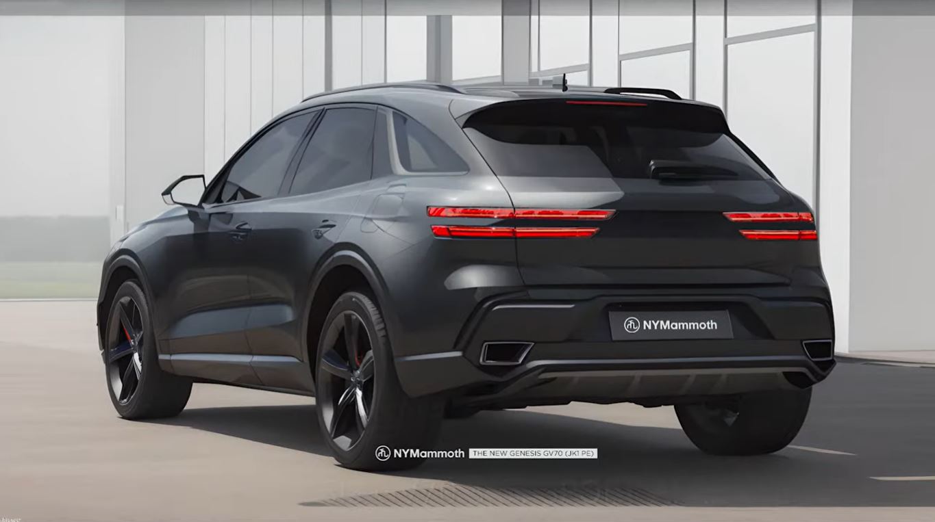 제네시스 GV70 페이스리프트 예상도