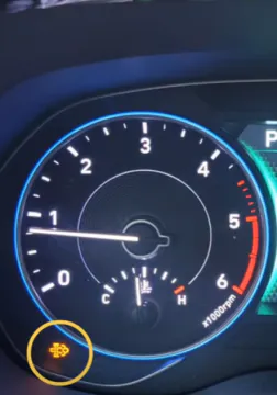 DPF 작동 경고등