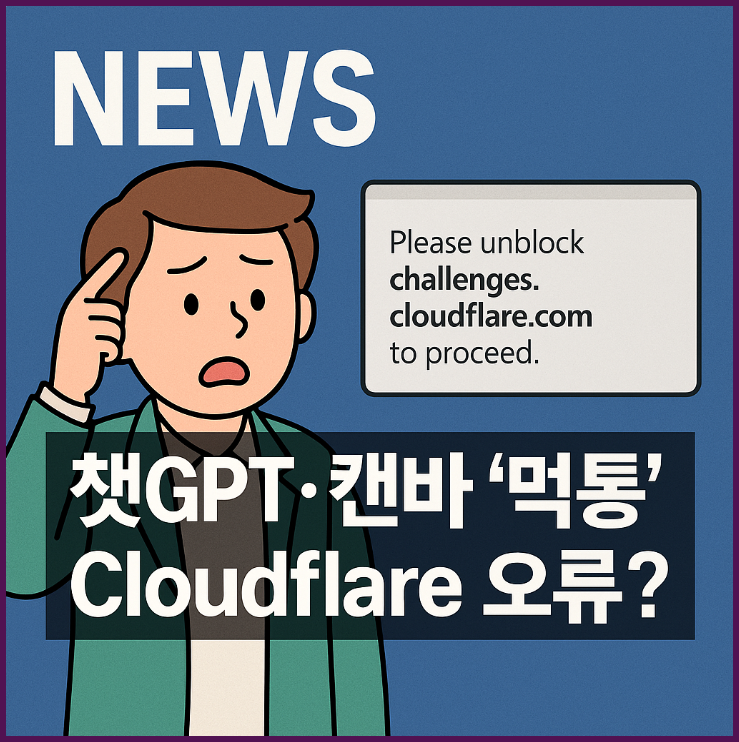 Cloudflare 오류로 챗GPT와 캔바 먹통? - 인터넷 보안 시스템의 이면
