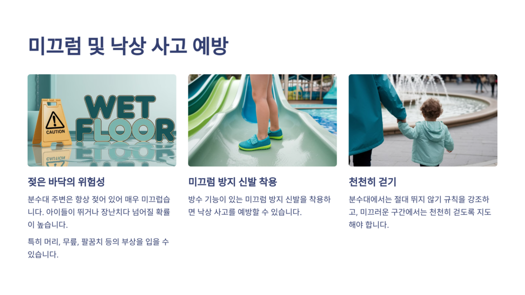 미끄럼 및 낙상 사고 예방
