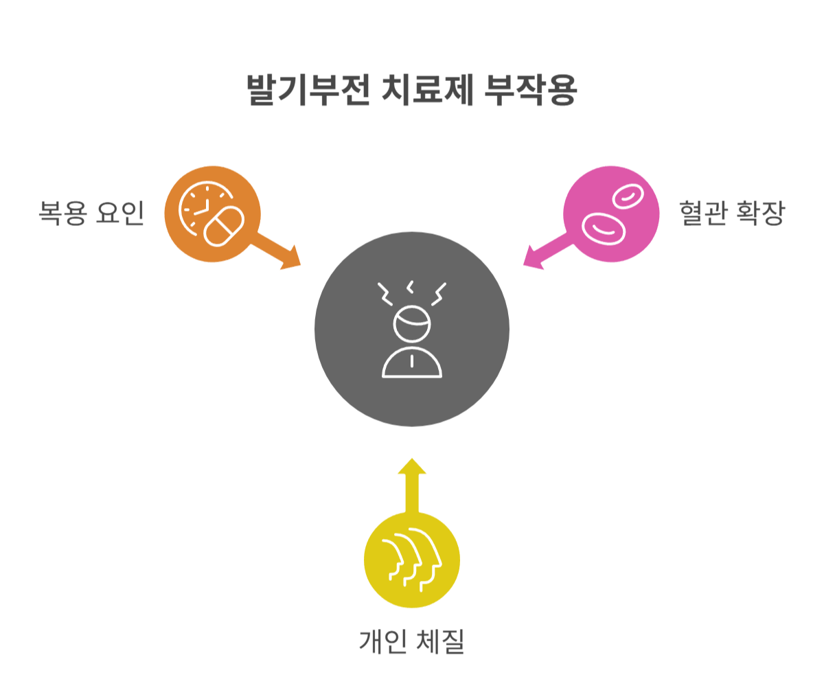 복용 중 자주 나타나는 기타 증상들