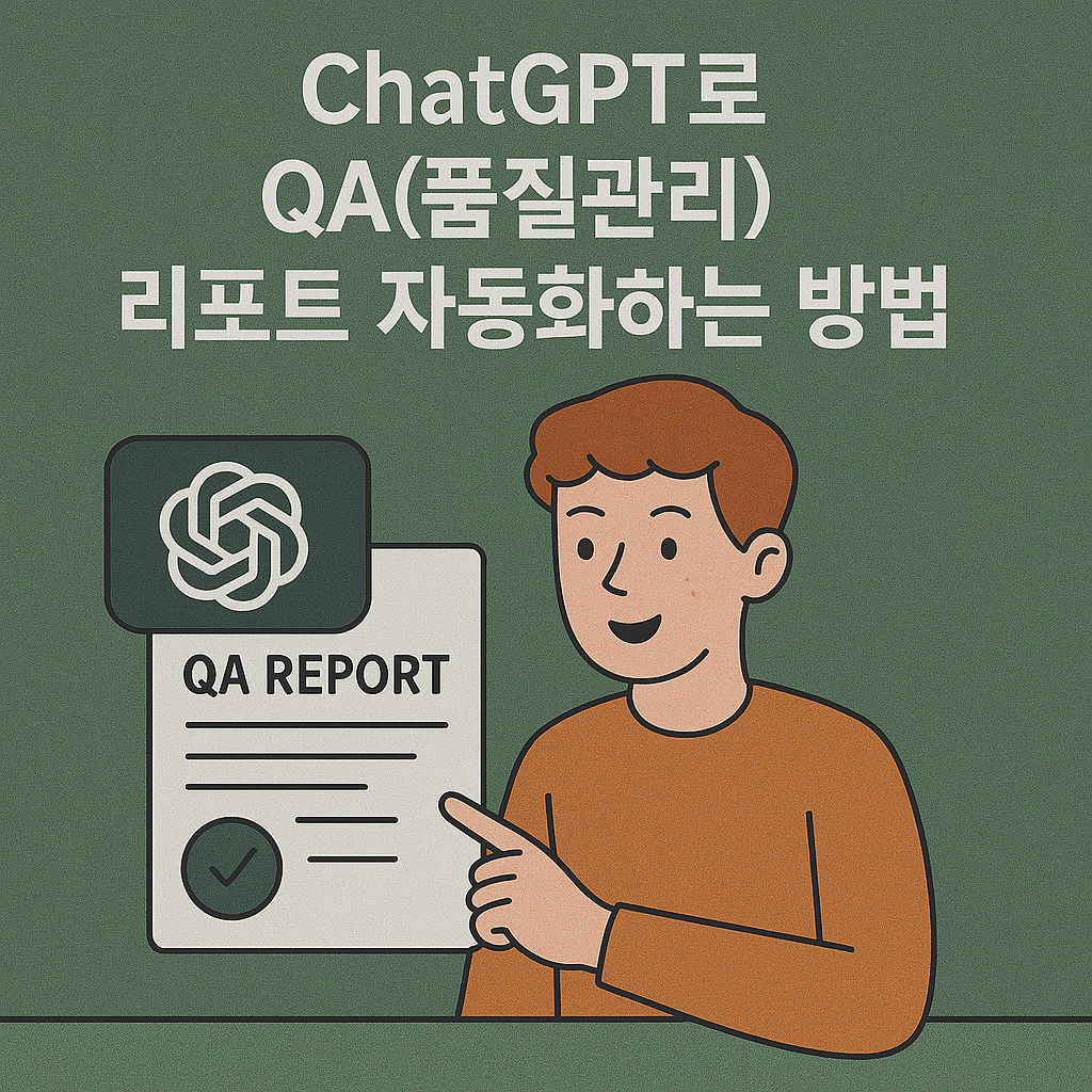 ChatGPT로 QA(품질관리) 리포트 자동화하는 방법