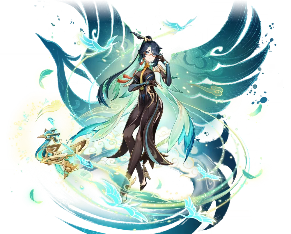 [원신]한운, 장모님이라 불러다오! 성유물/무기/특성/육성법