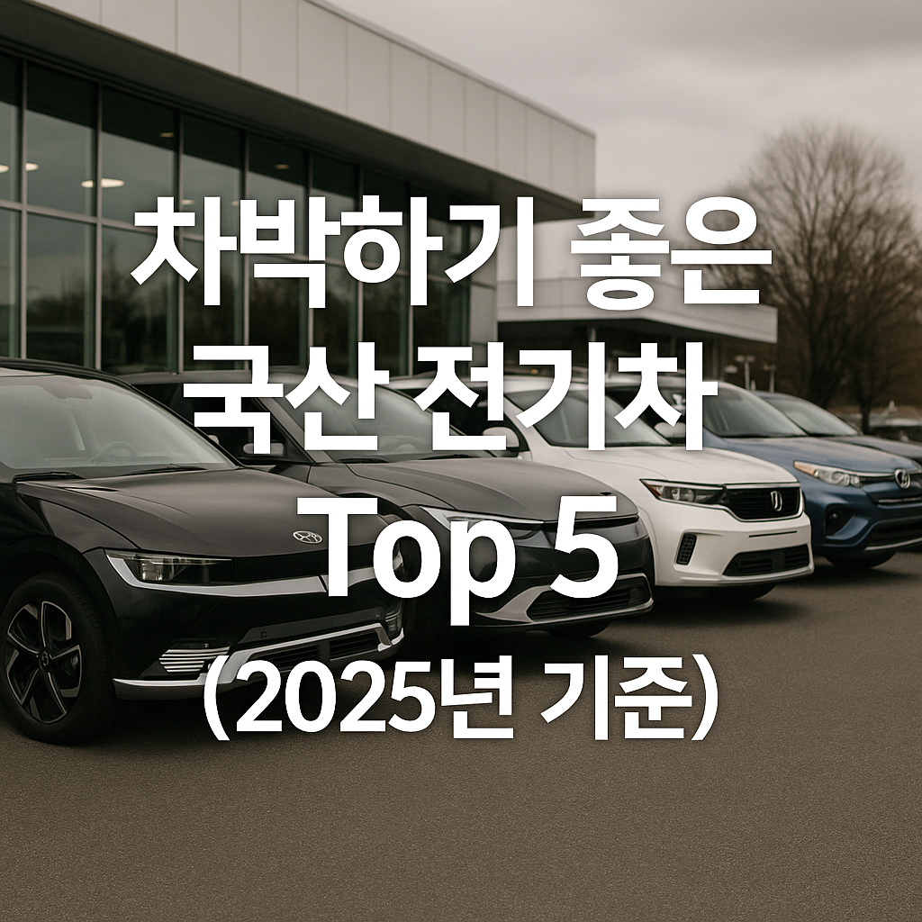차박하기 좋은 국산 전기차 Top 5 사진