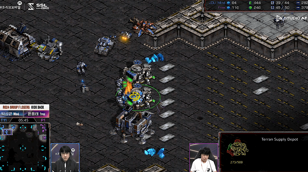 24강 F조 패자전 다크