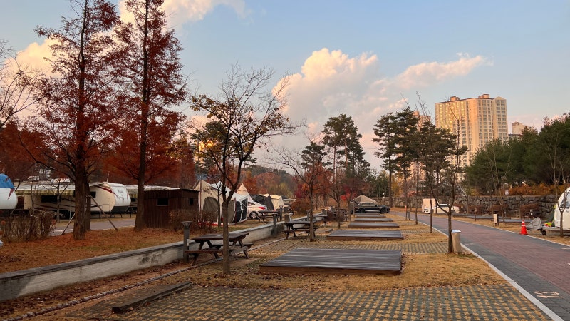 수원 광교호수공원 가족캠핑장 소개