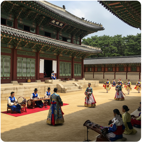 고궁에서 즐기는 전통 문화 공연
