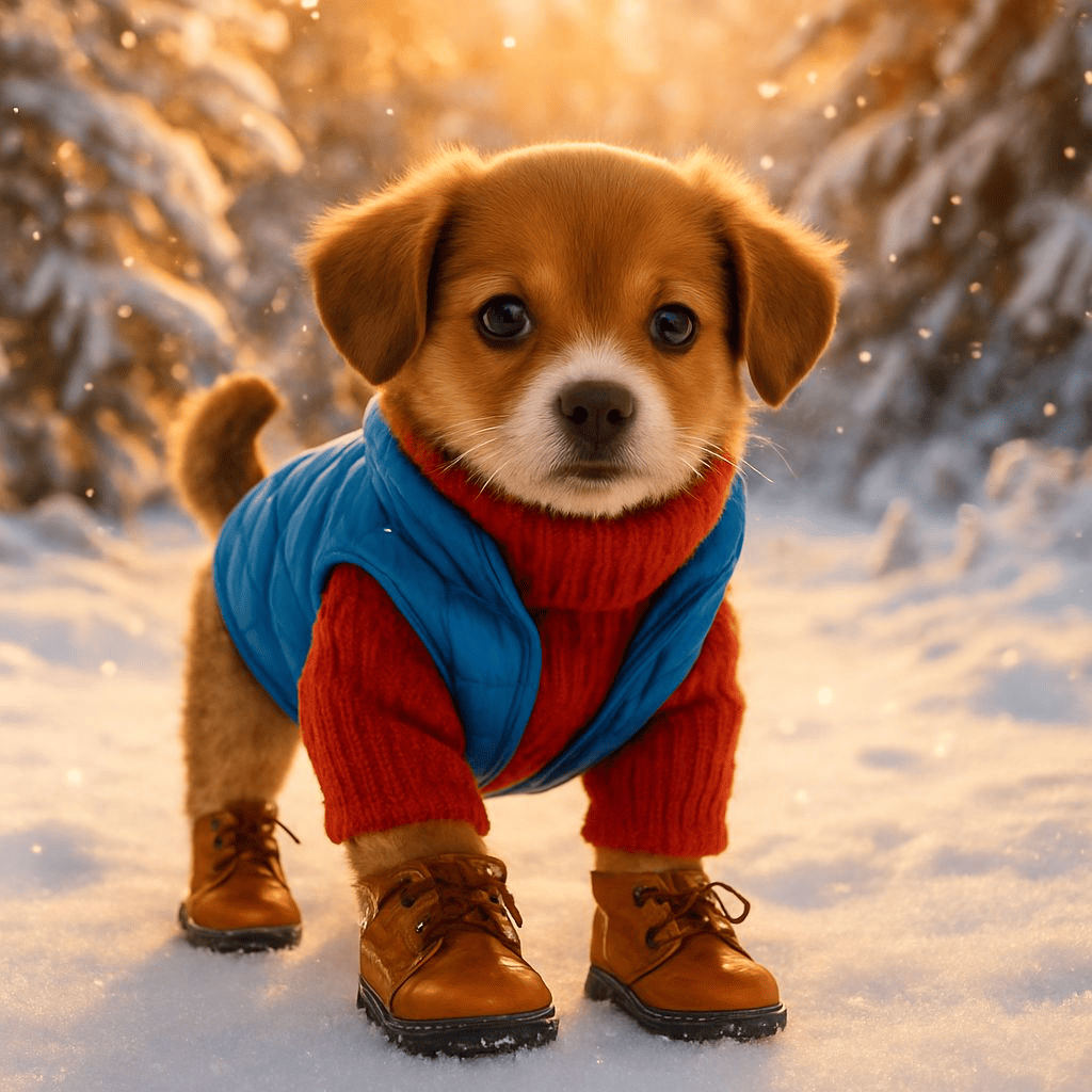 강아지 겨울 옷