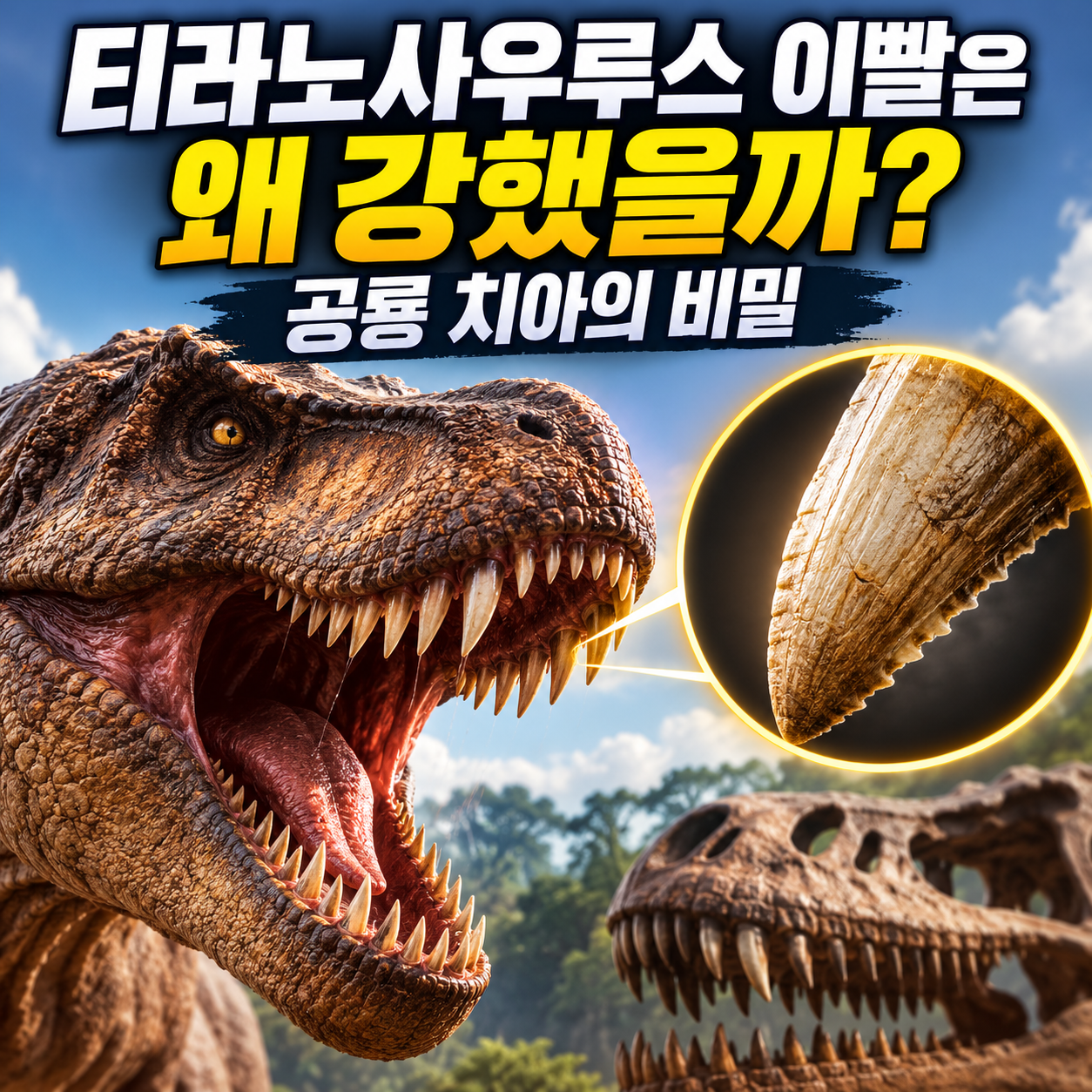 공룡 치아의 비밀