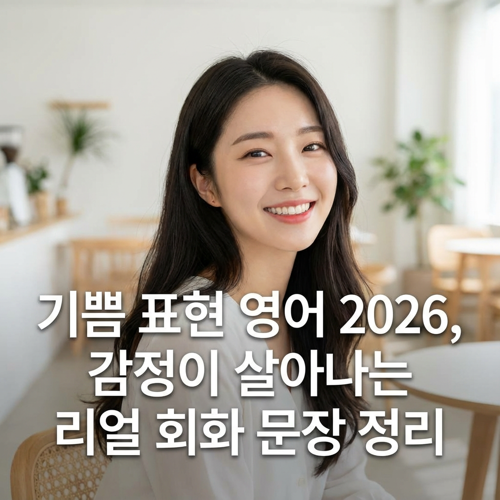 기쁨 표현 영어 2026 | 감정이 살아나는 리얼 회화 문장 정리