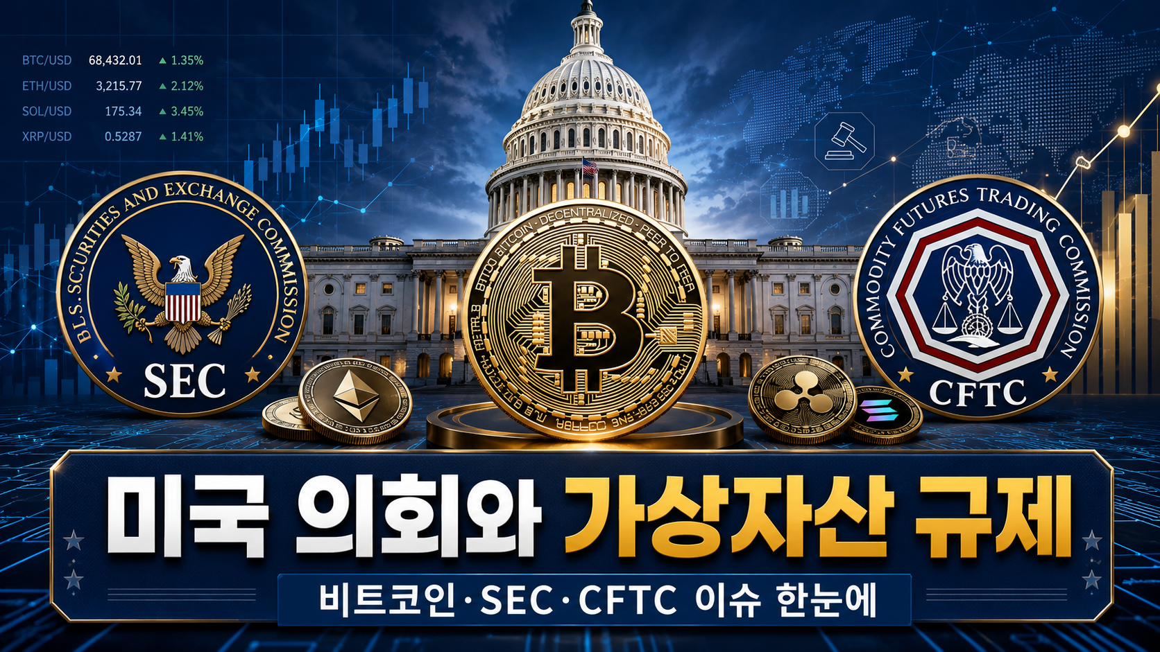 美 클래리티 법안 뜻과 핵심 내용, 가상자산 규제 판도 바뀌나