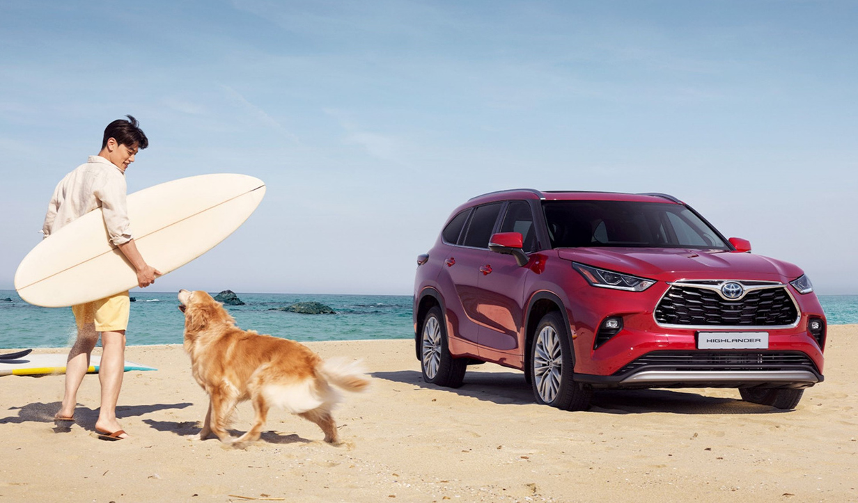 토요타 하이랜더 하이브리드 모습