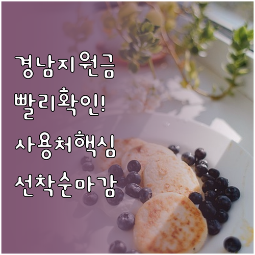 경남 생활지원금 지역사랑상품권 지급 ..