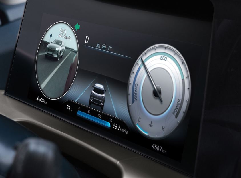 넥쏘 후측방 모니터링