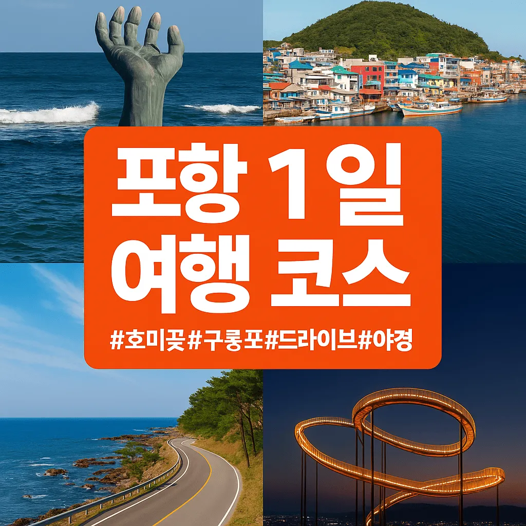 포항 처음이라면 이 코스로 끝난다 — 초보 여행자를 위한 1일 완성 루트