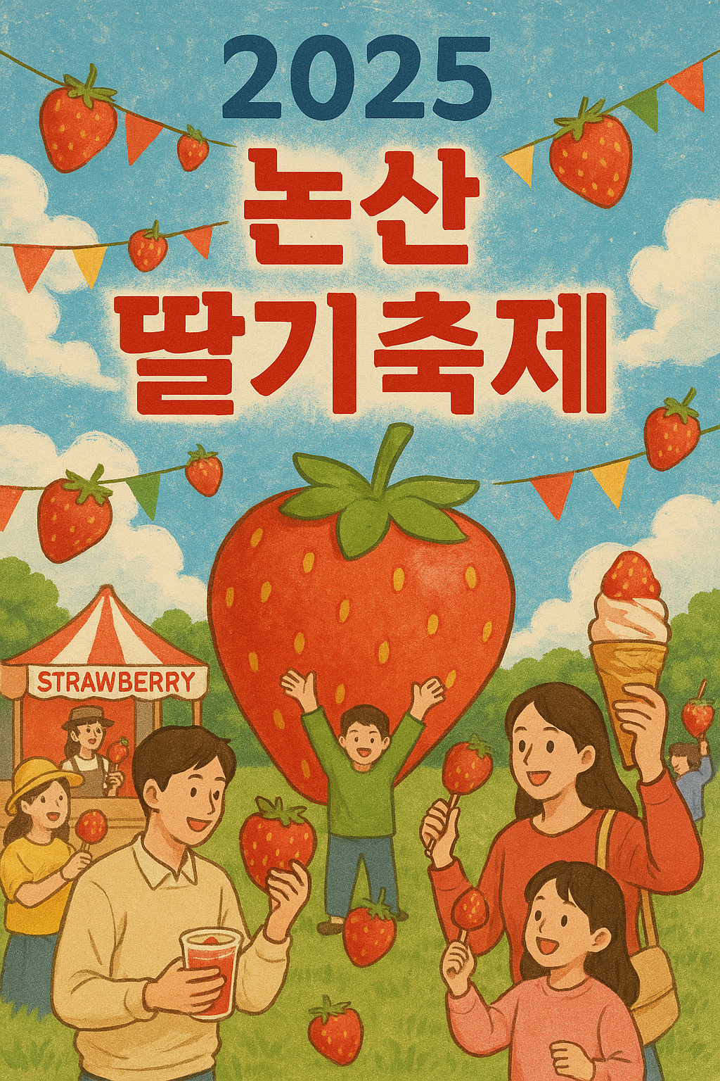 논산 딸기축제 관련사진