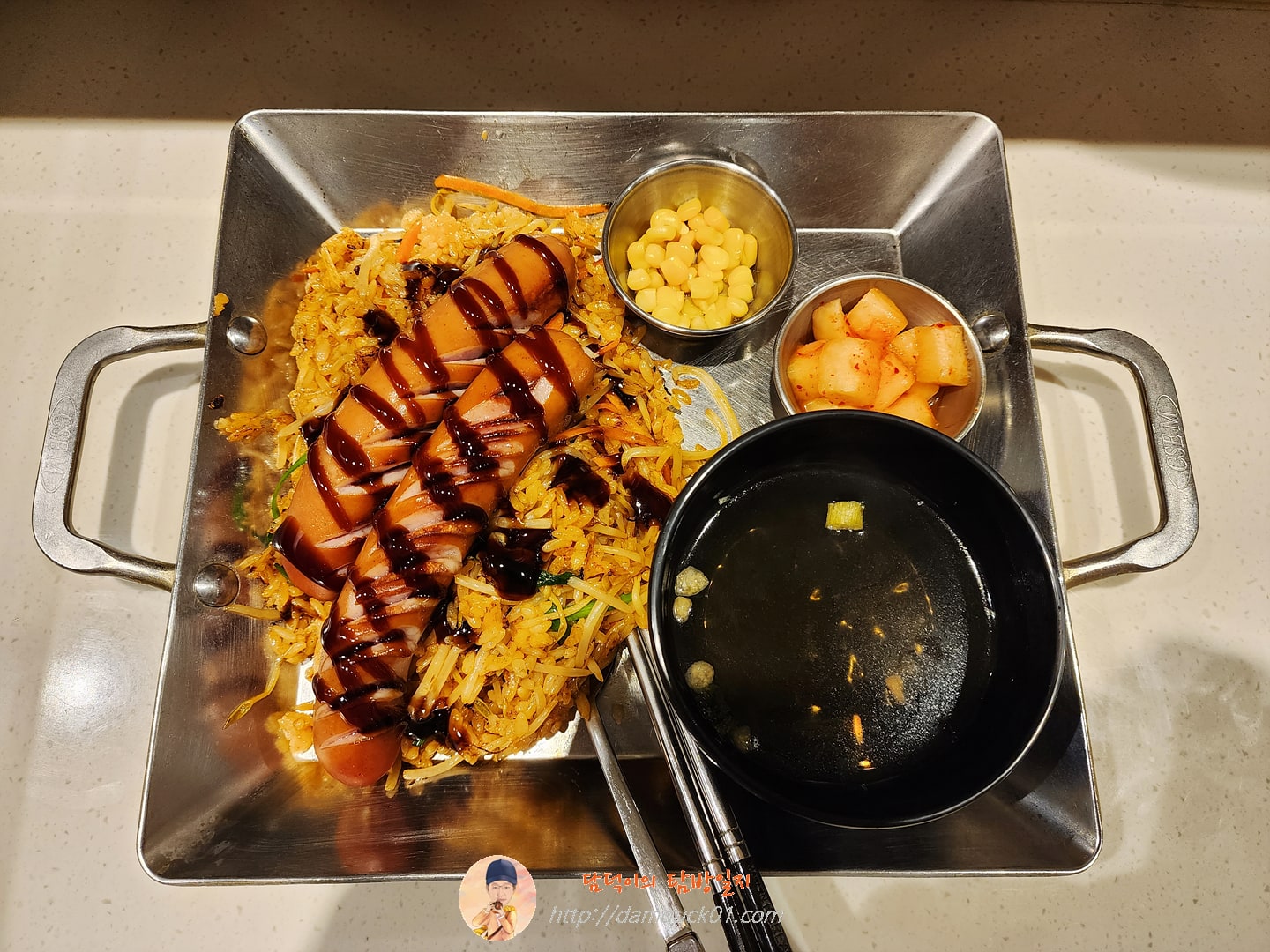 웨스턴소세지철판볶음밥