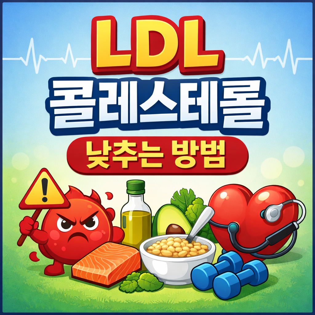 ldl콜레스테롤 낮추는 방법