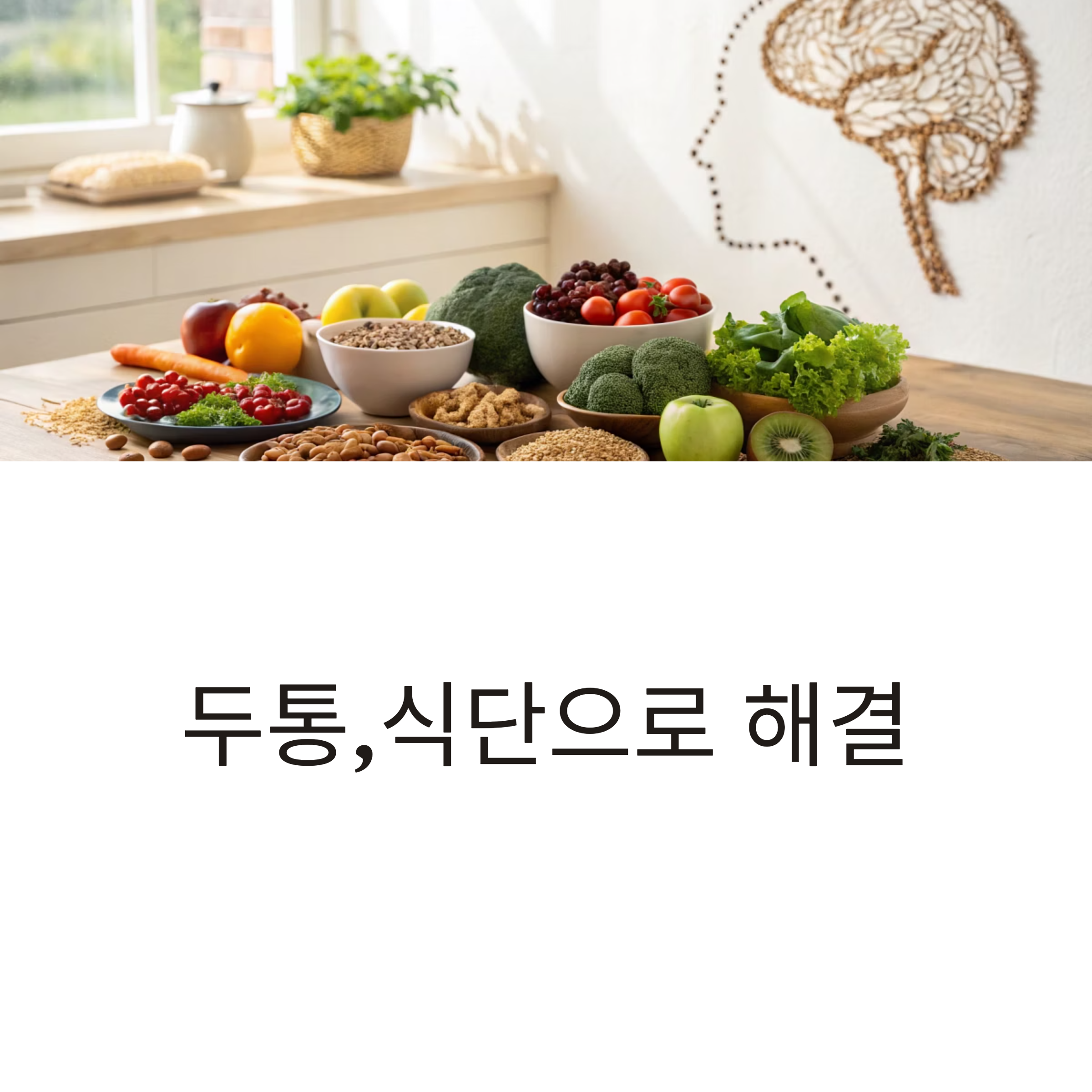 두통, 식단으로 해결