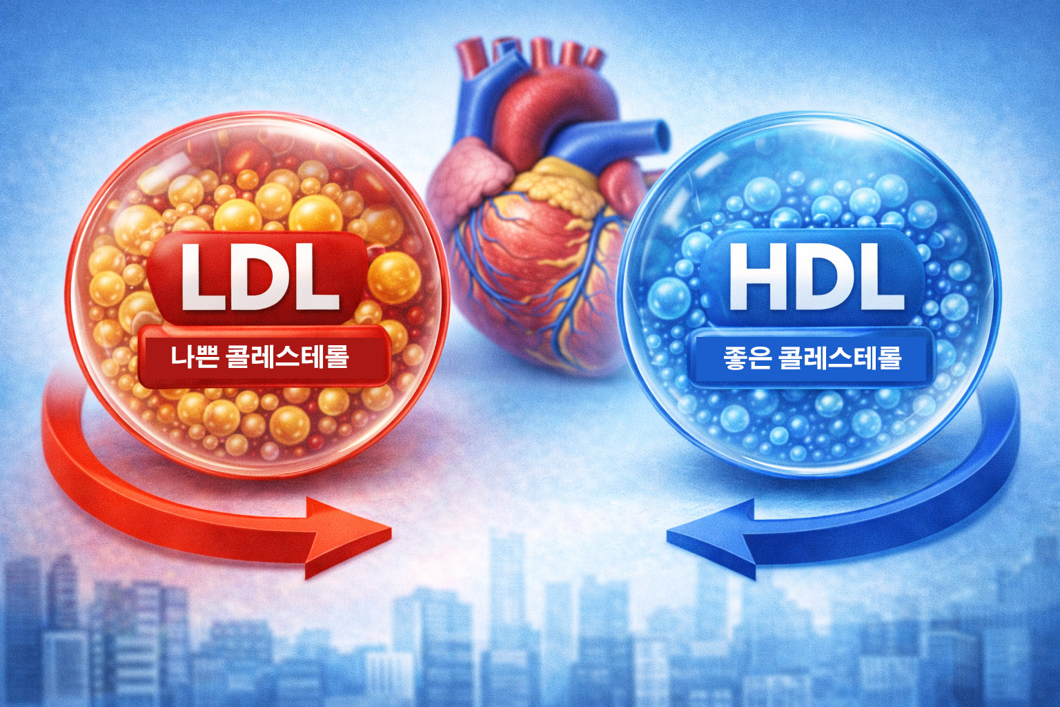 콜레스테롤 정상 범위와 LDL/HDL 핵심 정리