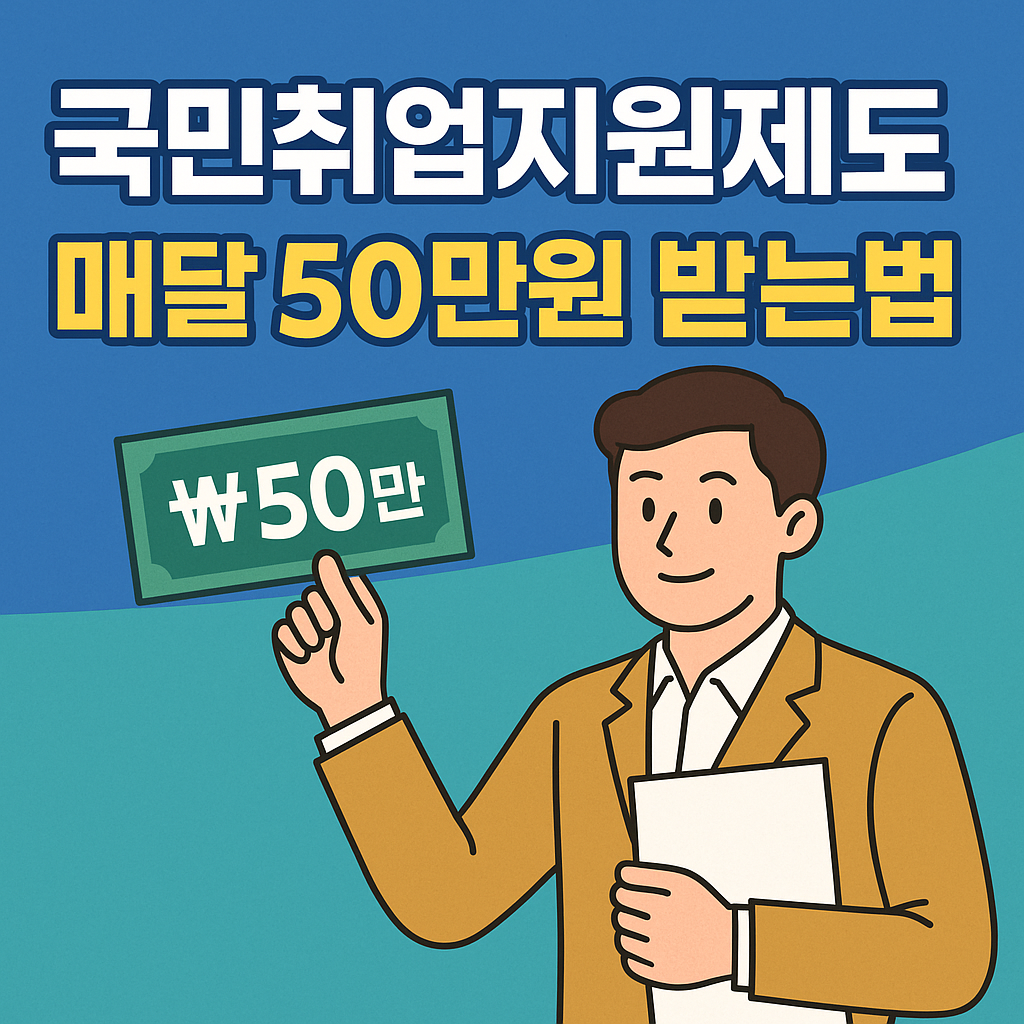 국민취업지원제도 지원금 신청 이미지