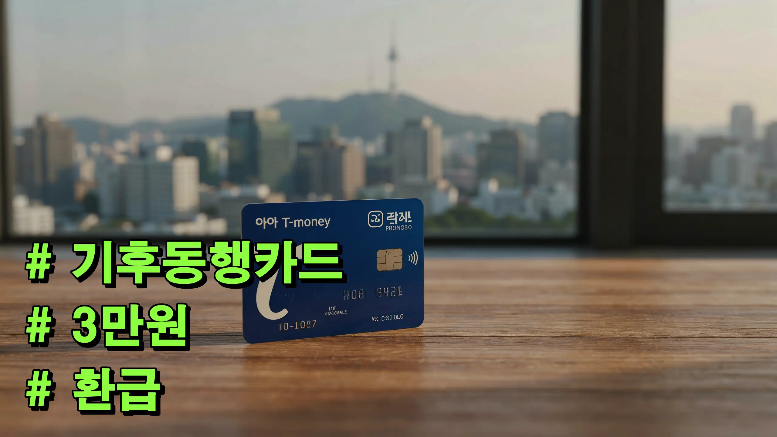 기후동행카드 3만원 환급