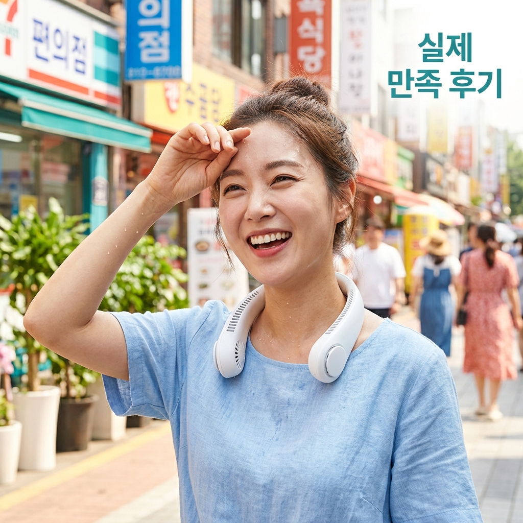 넥밴드선풍기 추천 구매자 후기 리뷰