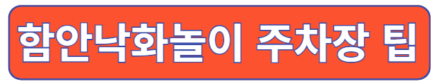 함안낙화놀이 주차장 팁
