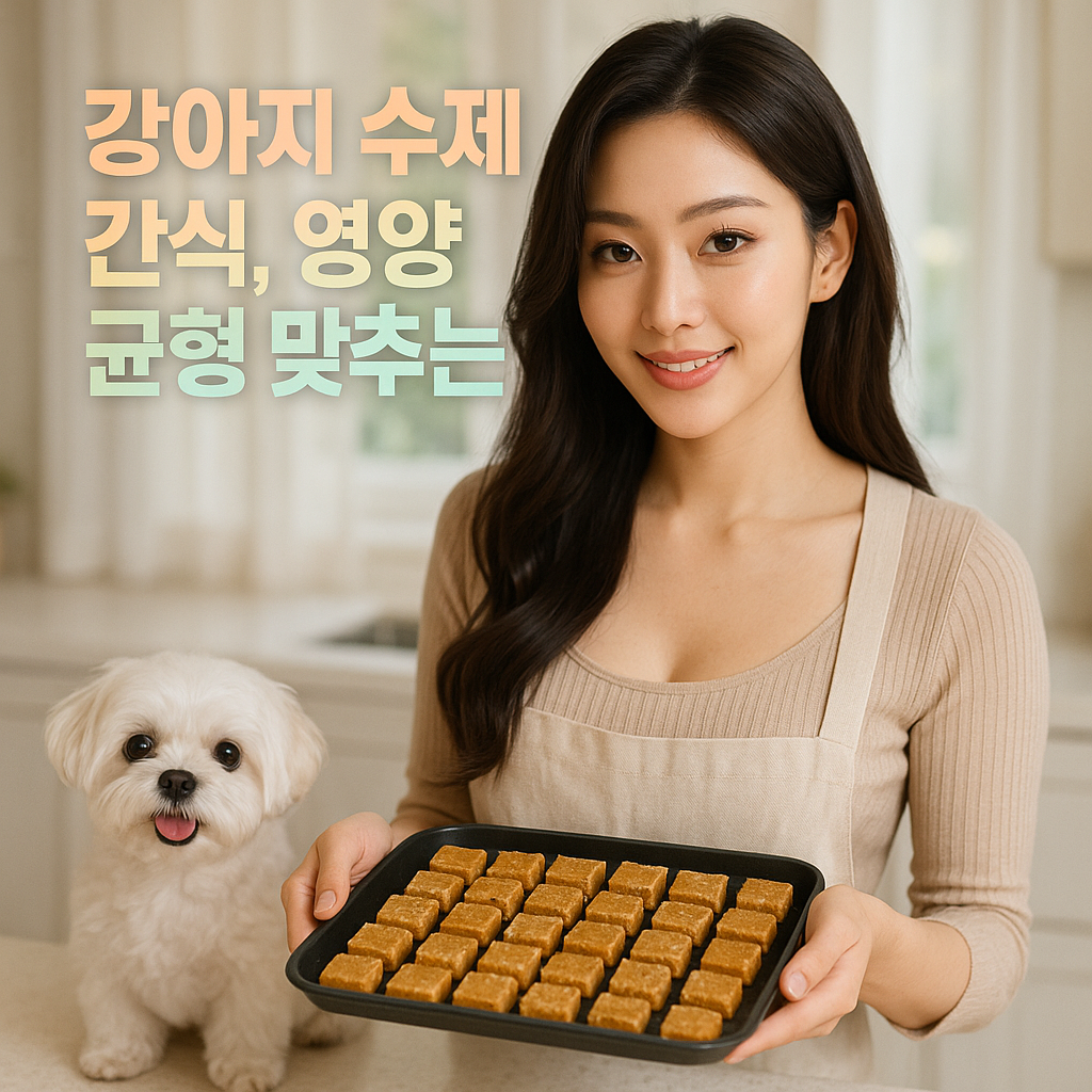 강아지 수제 간식, 영양 균형 맞추는 법 2025