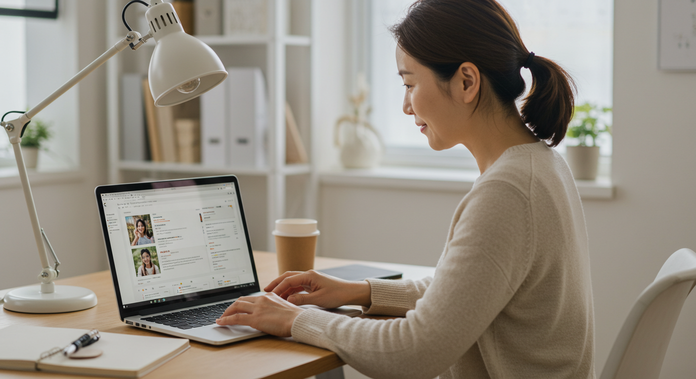 alt="검색 결과에서 블로그 순위 확인 중인 화면"